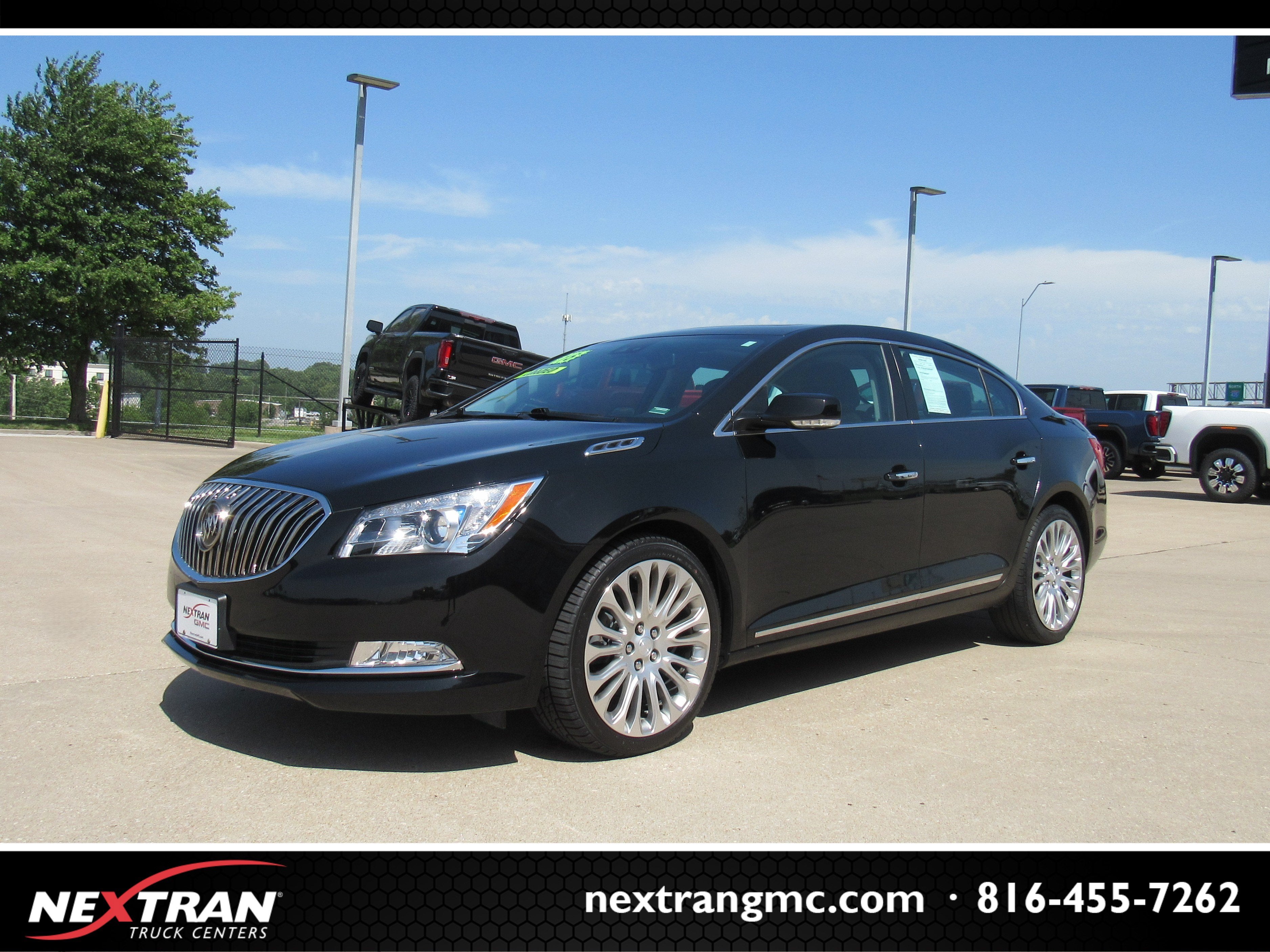 2016 Buick LaCrosse Premium II in Ebony Twilight Metallic — front three-quarter view